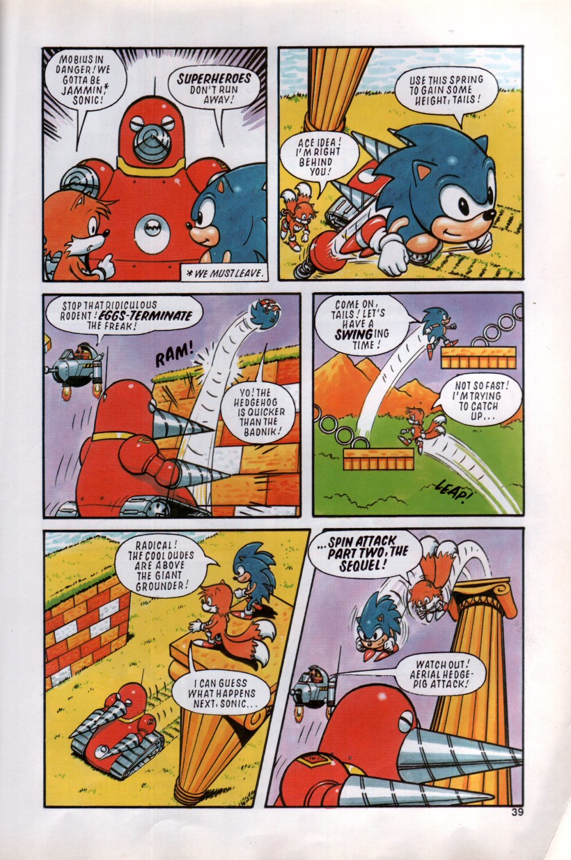 Sonic the Hedgehog Yearbook 1992 Page 35